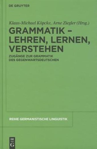 Grammatik lehren lernen - grammatik,